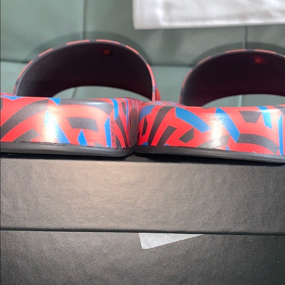 Versace Red and Blue Sandals - Picture 9 of 10